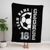 Lofaris Personalized Text Cute Pattern Music Album Blanket